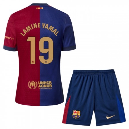 FC Barcelona Lamine Yamal 19 Barn Hjemmedrakt 2024-25 Kortermet FC Barcelona Lamine Yamal 19 Barn Hjemmedrakt 2024-25 Kortermet